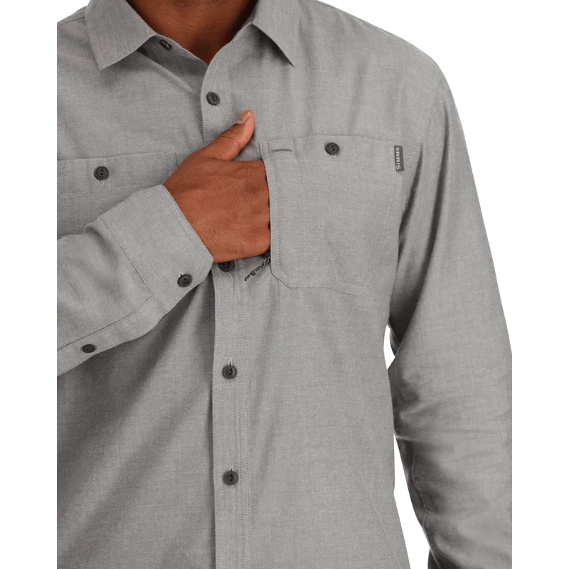 Simms Cutbank Chambray Long Sleeve Shirt - Men's - Image 3