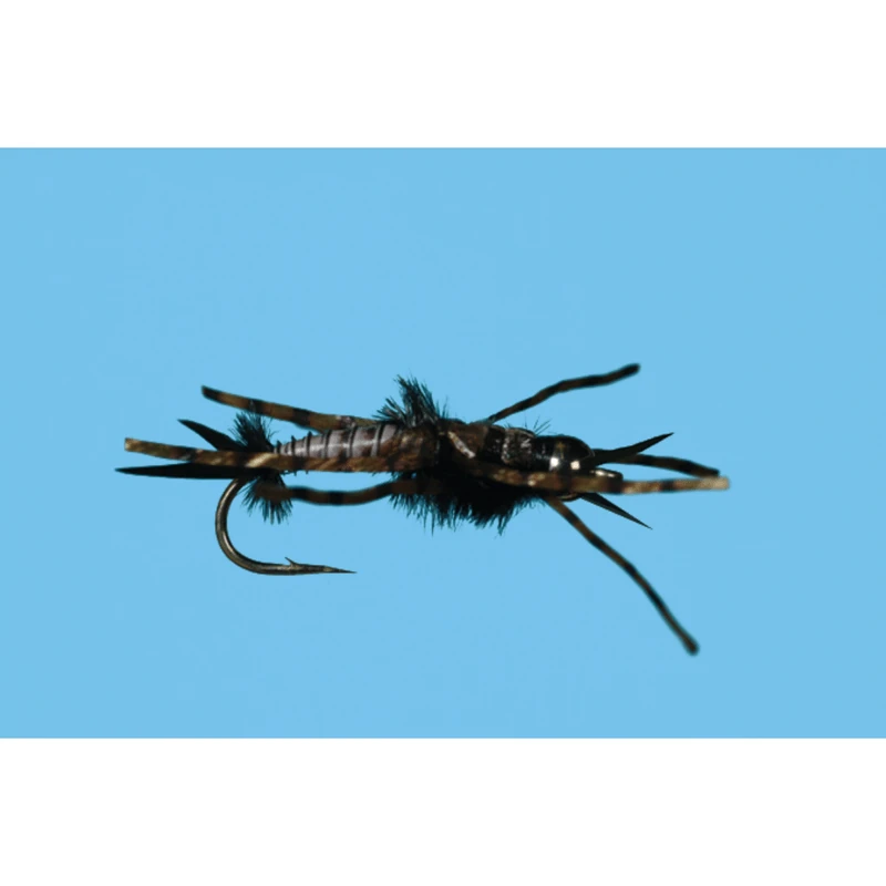 Solitude Fly Tungsten Black Stone Fly (12 Count)